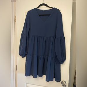 Navy blue size Xl long sleeve dress